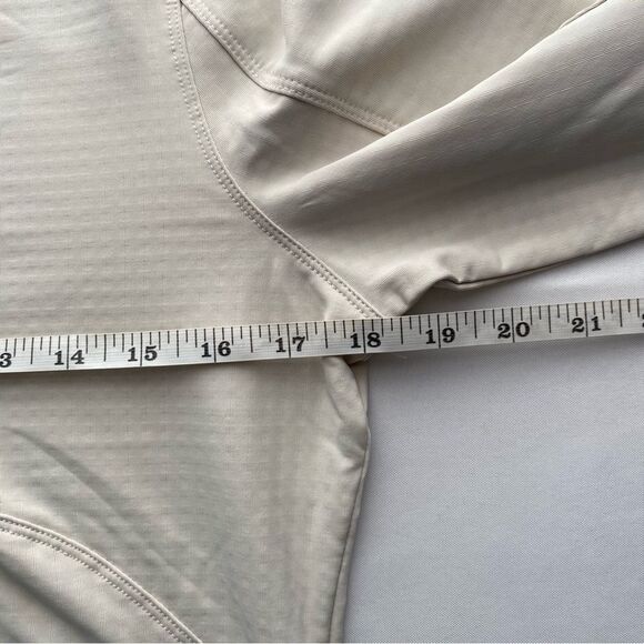 NWT Spyder Active Cream 1/2 Zip Pullover Fleece Top Size Medium - Picture 12 of 15